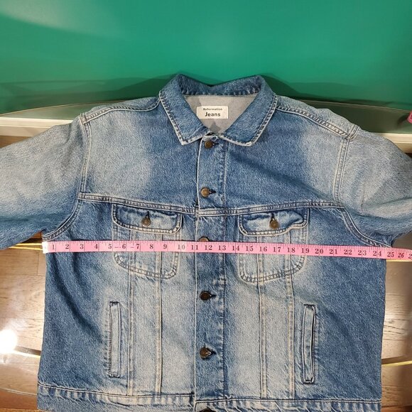 Reformation McCoy Denim Jacket // Size XL - Picture 6 of 8